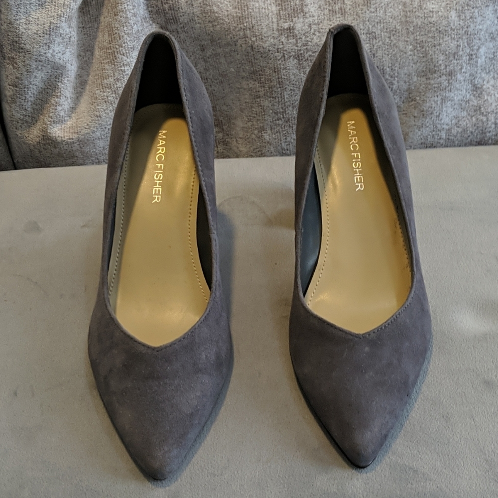 Marc Fischer Grey Pumps Suede 6